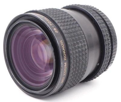 Objectif zoom manuel Minolta MD Zoom Rokkor 35-70 mm f3,5 testé presque comme... - Photo 1/4