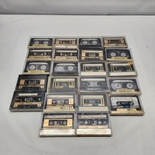 Lot of 22 Vintage Maxell XLII 90 Cassette Tapes Used