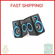 SP2040 Surround Computer Speakers with Deep Bass USB Wired Powered Multimedia Sp