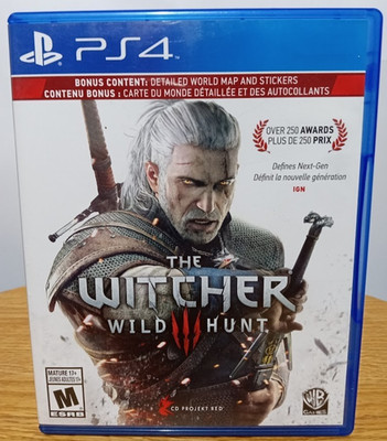 The Witcher III 3 Wild Hunt Sony PlayStation 4 PS4 - CD Projekt Red