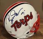 Boomer Esiason Maryland Terrapins Autographed Mini Helmet JSA Certified