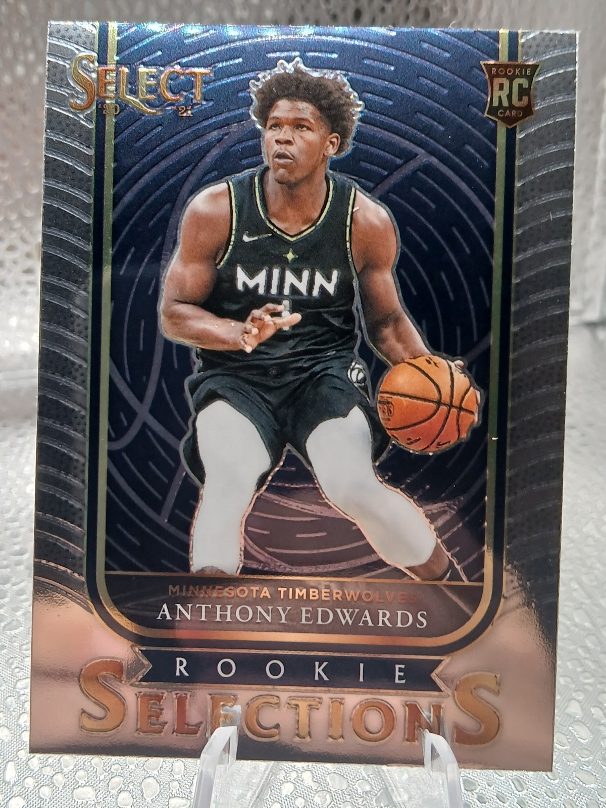 2020-21 Panini Select - Rookie Selections Anthony Edwards #5 (RC)