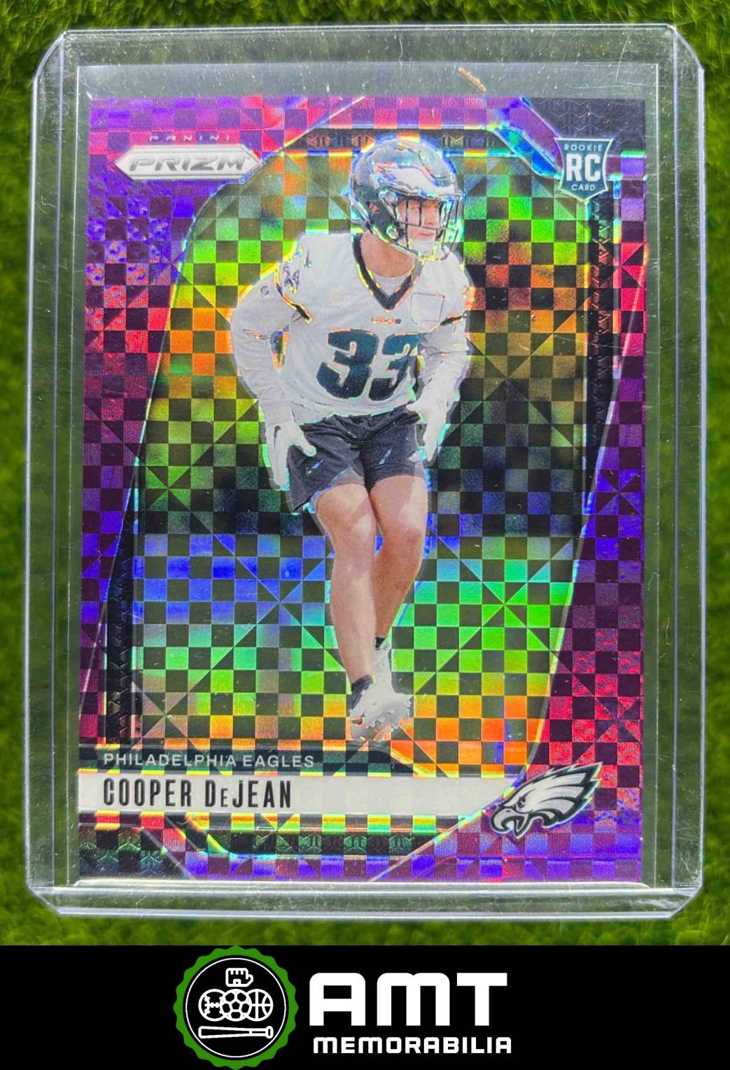 2024 Panini Prizm #321 Cooper DeJean Purple Power 16/49 Philadelphia Eagles RC