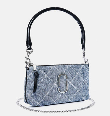 Marc Jacobs The Quilted Denim Snapshot Convertible Shoulder Bag Crossbody ~NWT~