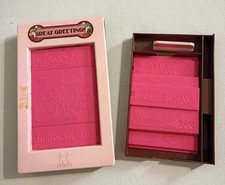 Vintage 1978 Tomy Great Greetings Card Maker with 12 Fashion Stencil Plates