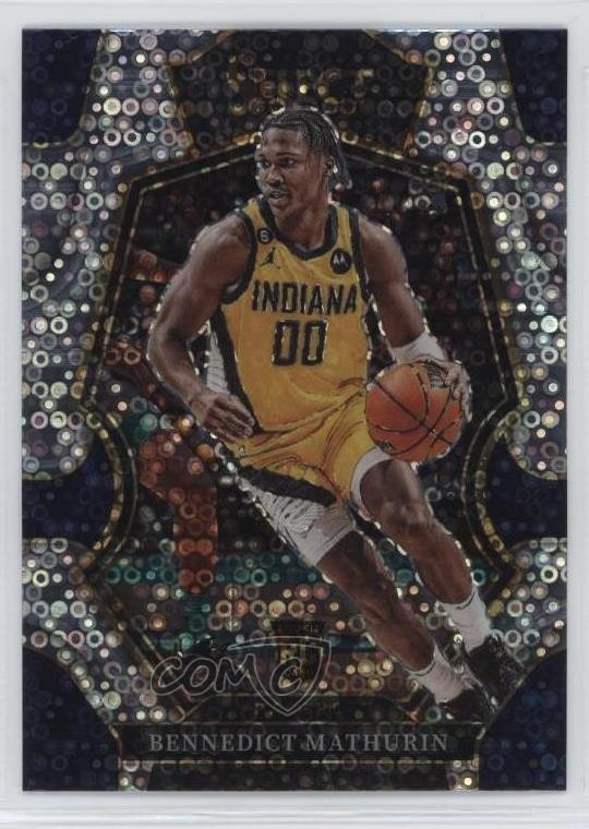 2022-23 Panini Select Premier Level Disco Prizm Bennedict Mathurin #182 10ba