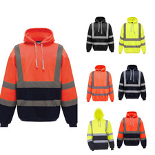 Yoko Hi-Vis Men's Pull Over Hoodie HVK05 - Safety/Workwear Winter Warm Jacket
