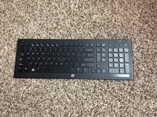 HP SK-2060 Wireless Keyboard QWERTY English Black Slim Cordless - No Receiver