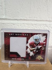 Panini 2015 Gridiron Kings Art Nouveau David Johnson #AN-DJ 01/49 First On Print