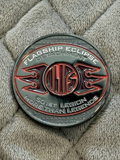 star wars 501st legion challenge Coin Flagship Eclipse V4 Black Nickel