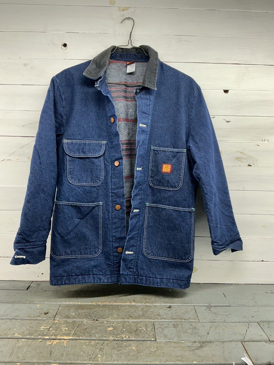 BIG BEN 　USA製 vintage denim jacket Vintage Wrangler Big Ben Jacket Blanket Lined Denim Chore Barn
