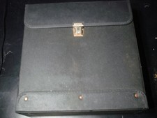 12" LP RECORD CARRYING HOLDER CASE BLACK MATTE