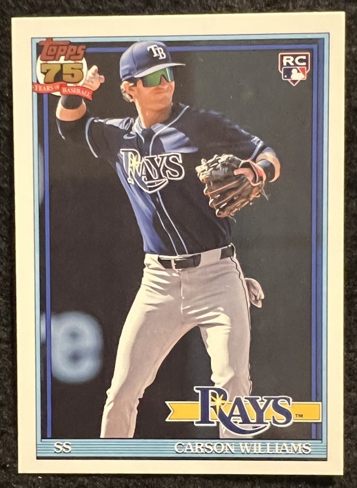 2026 Topps Series 1 - #T91-38 - Carson Williams - Rays - RC | eBay