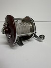 Vintage Penn Peer No. 209 Level Wind Fishing Reel made in USA  Burgandy NICE! — photo 6
