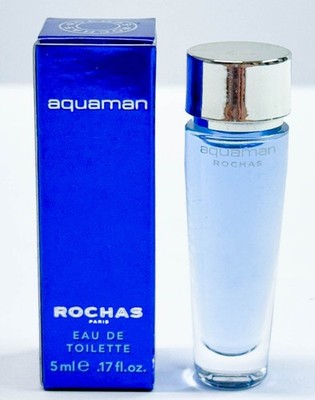 Rochas Aquaman For Men Cologne 0.17 Oz ~ 5 ml Miniature EDT Splash