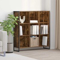BüCherregal 99,5 X 30 X 108,5 Cm Holzwerkstoff Raucharbe