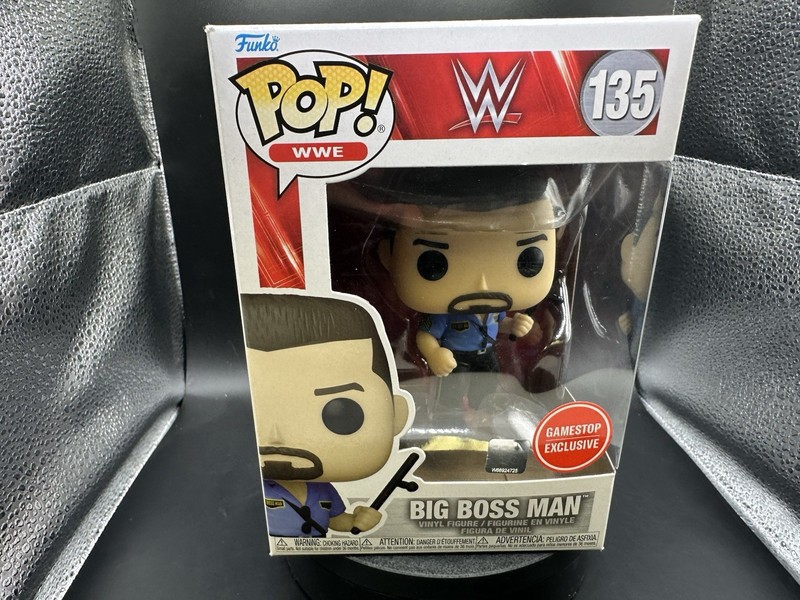 Funko Pop! Vinyl: WWE - Big Boss Man - GameStop (Exclusive) #135