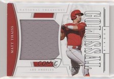 2020 Panini National Treasures Rookie Colossal Materials 12/99 Matt Thaiss 9su