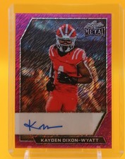 2026 Leaf Metal Kayden Dixon-Wyatt Auto  1/6 Shimmer Autograph USC Trojans 