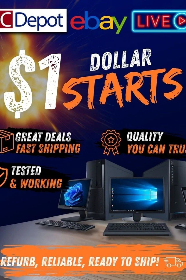 OCDepot's Live Auction! | Refurbished Electronics | $1 Starts