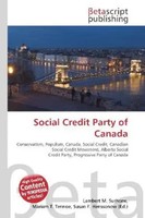 Lambert M. Surhone (U. A.) | Social Credit Party Of Canada | Taschenbuch (2026)