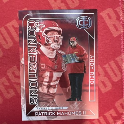 Panini Icon Collection Icon Connections Mahomes Chiefs Insert IC-19