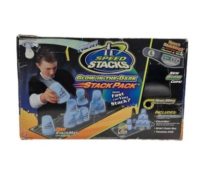 2 Sets 12 Speed Stacks Cups with StackIt timer & Mat Bundle Set w/ DVD WSSA