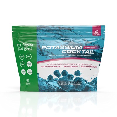 Potassium Cocktail Powder Blue Raspberry 60 Servings Jigsaw Health Formerly