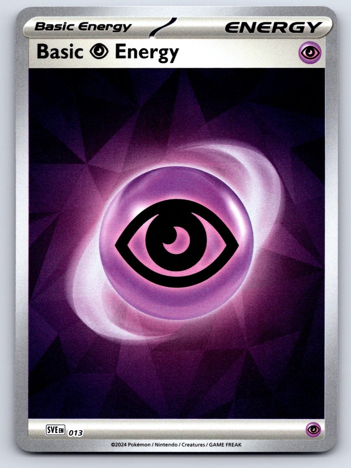 Basic Psychic Energy 013 Scarlet & Violet Energies Pokemon Holo