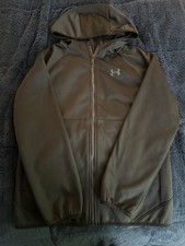 Youth Large Under Armour Jacket In Black Gently Used 