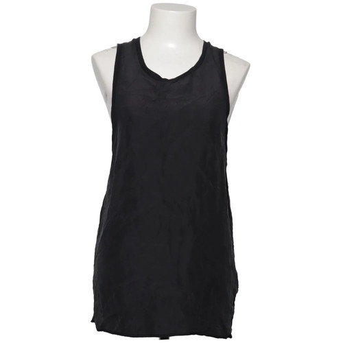 COS, Tank­top, Größe: S, Schwarz, Baumwolle/Seide, Einfarbig, Damen #dPf