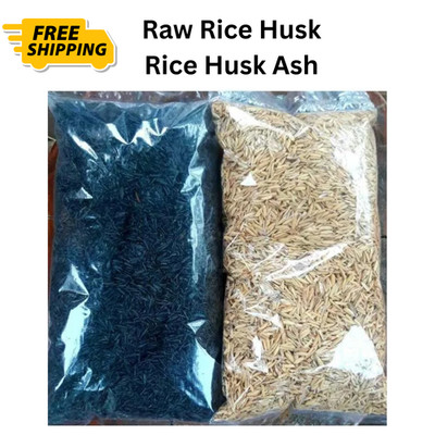 Rice Husk Ash / Raw Rice Husk Fertilizer for Plants Made in Malaysia