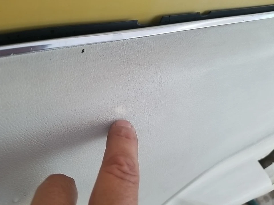 PLYMOUTH BARRACUDA 1970 1971 PANEL PUERTA DELANTERA BLANCO MOPAR CUDA ORIGINAL  Foto 4 de 4