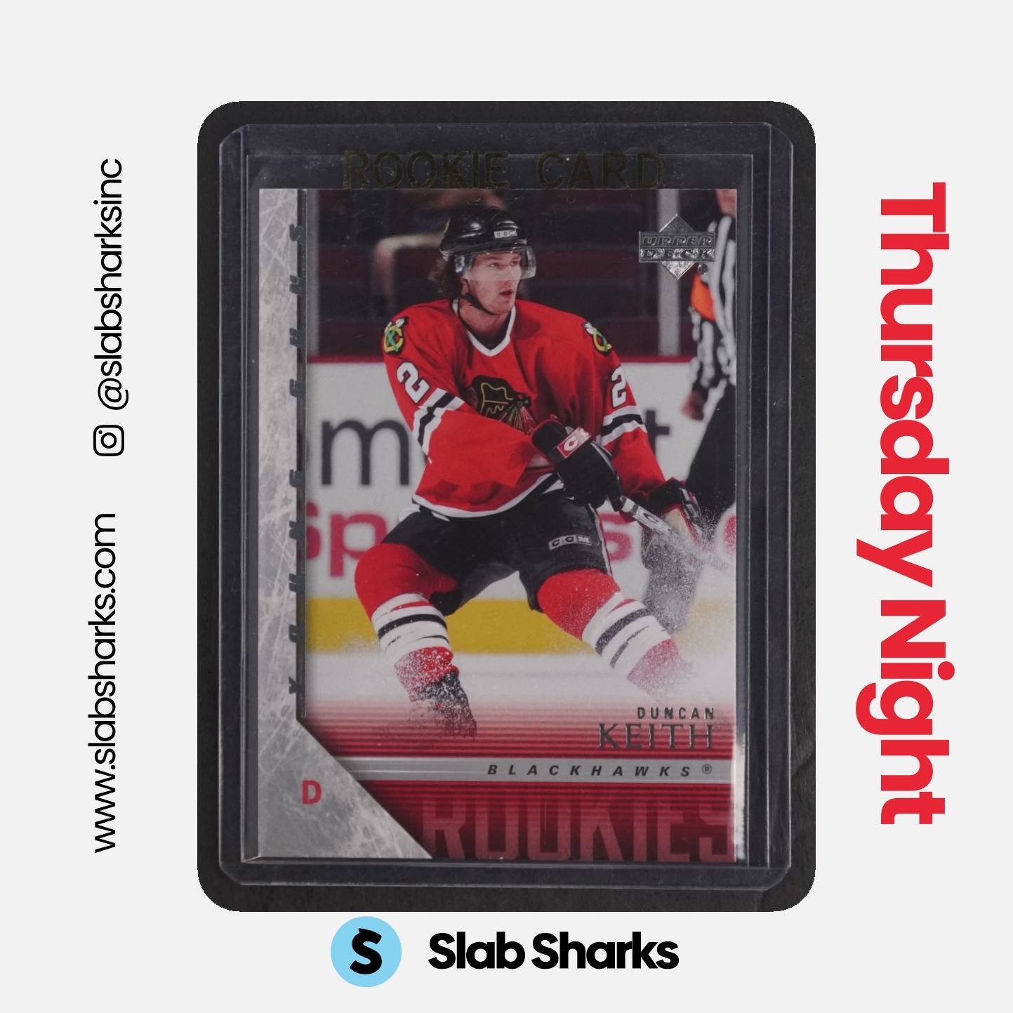 2005 UPPER DECK #230 DUNCAN KEITH YOUNG GUNS RC ROOKIE