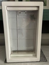 Ideal Pet Products RUFF WEATHER All Climate Dog Cat Door Small/Medium 7 x 12