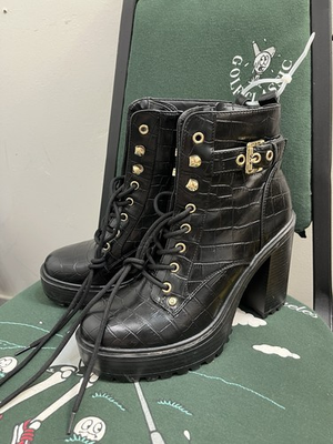 #ad GBG Heeled Combat Boots 9M Woman’s. New With Out Box. $25.00