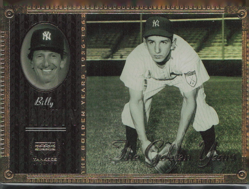 Billy Martin #GY4 2000 Upper Deck Yankees Legends Baseball The Golden Years