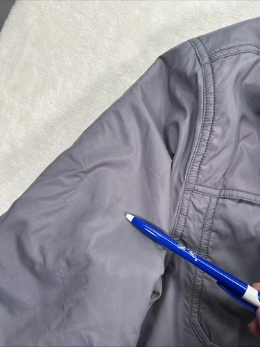 Huckberry Taylor Stitch Gray Utility Nylon Jacket  Full Zip Men’s 44 Lightweight image 7