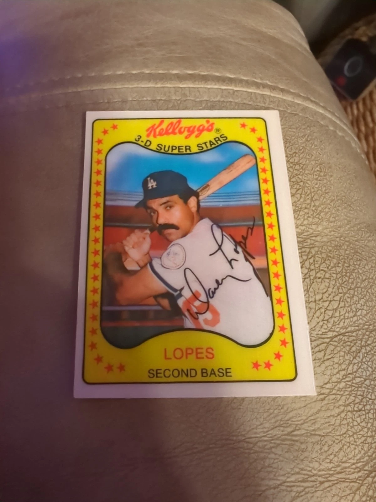 Davey Lopes trading card