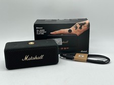 Marshall Emberton II Portable Bluetooth Speaker, Black & Brass [1006234]