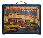 Vintage 1978 Matchbox Lesney Holds 48 Car Models Blue Storage Carry Case w/Trays