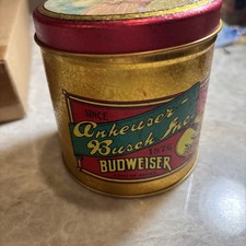 ANHEUSER BUSCH BUDWEISER VINTAGE COLLECTIBLE TIN VICTORIAN LADY 1992