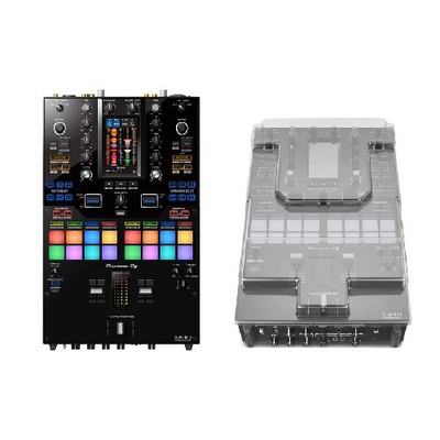 Pioneer DJ DJM-S11 Battle Mixer for Serato DJ Pro + Decksaver Dust Cover
