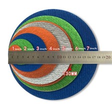 1"- 8" Wet Abrasive Sanding Discs Hook  Loop Grit 800-10000 Polishing Sandpaper