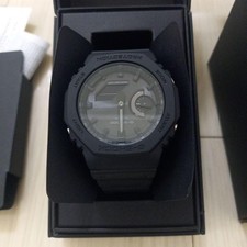 Casio G-SHOCK GA-2100 Japan Authentic Used Shock Resistant Black Resin Watch