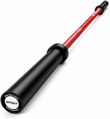 7ft Olympic Barbell 20kg/44Lbs, 1000LB/1500LB Weight Capacity, 190K PSI High