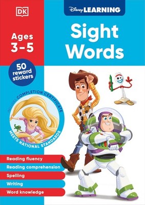 Disney Learning Sight Words (Ages 3-5): Preschool English Reading, Spelling, Wri