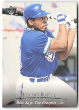 1995 Upper Deck Minor League Top Prospect Howard Battle #124 Blue Jays