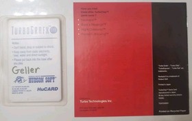 Neutopia II TurboGrafx16 Game Cart w/ Manual NO CASE, MARKED, TESTED and WORKING