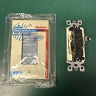 Leviton 15 Amp, 120/277 Volt, Decora Rocker 3-Way AC + Wall Plate, Light Almond — photo 2